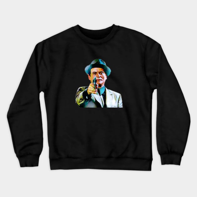 Joe Pesci mafia gangster movie Goodfellas painting Crewneck Sweatshirt by xsdni999